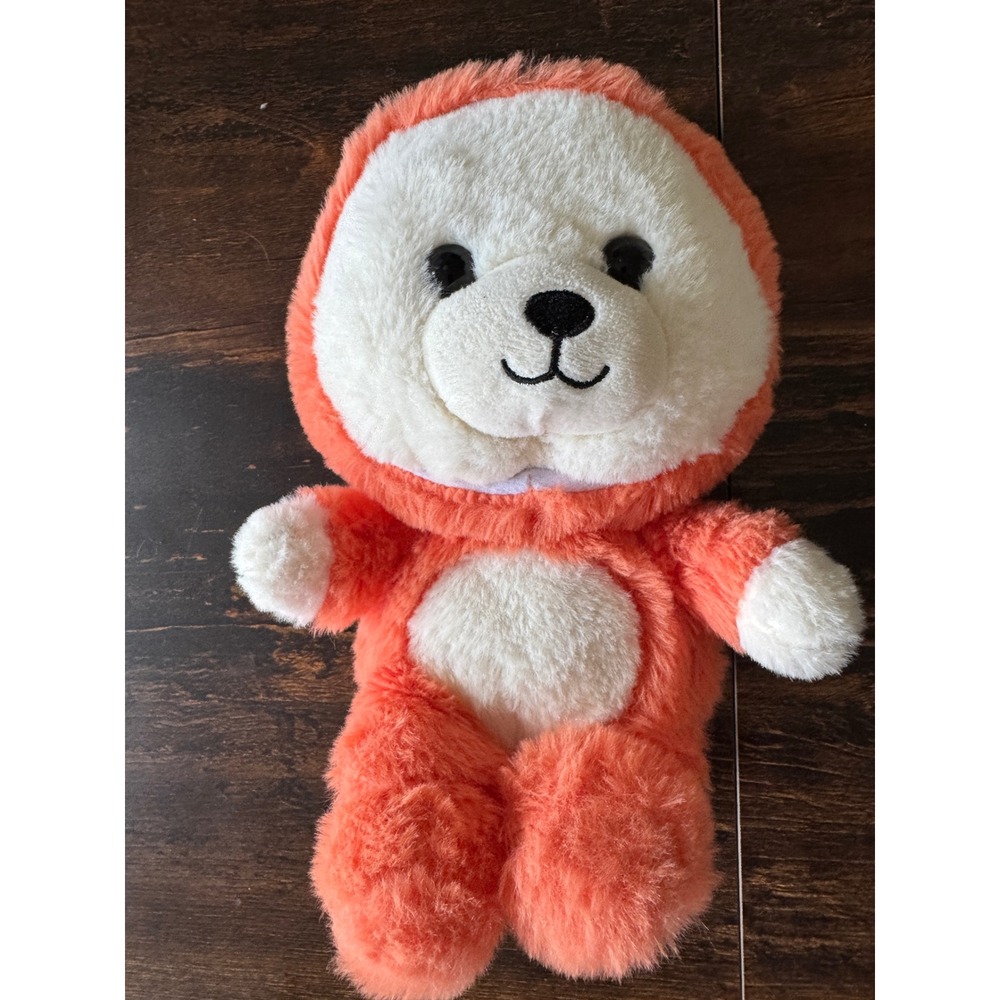 Kelly Toys Orange Fox Hooded Bear Plush Stuffed Animal 10 Inch Fuzzy Toy